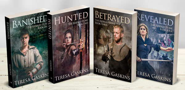 The Riddled Stone novels by Teresa Gaskins